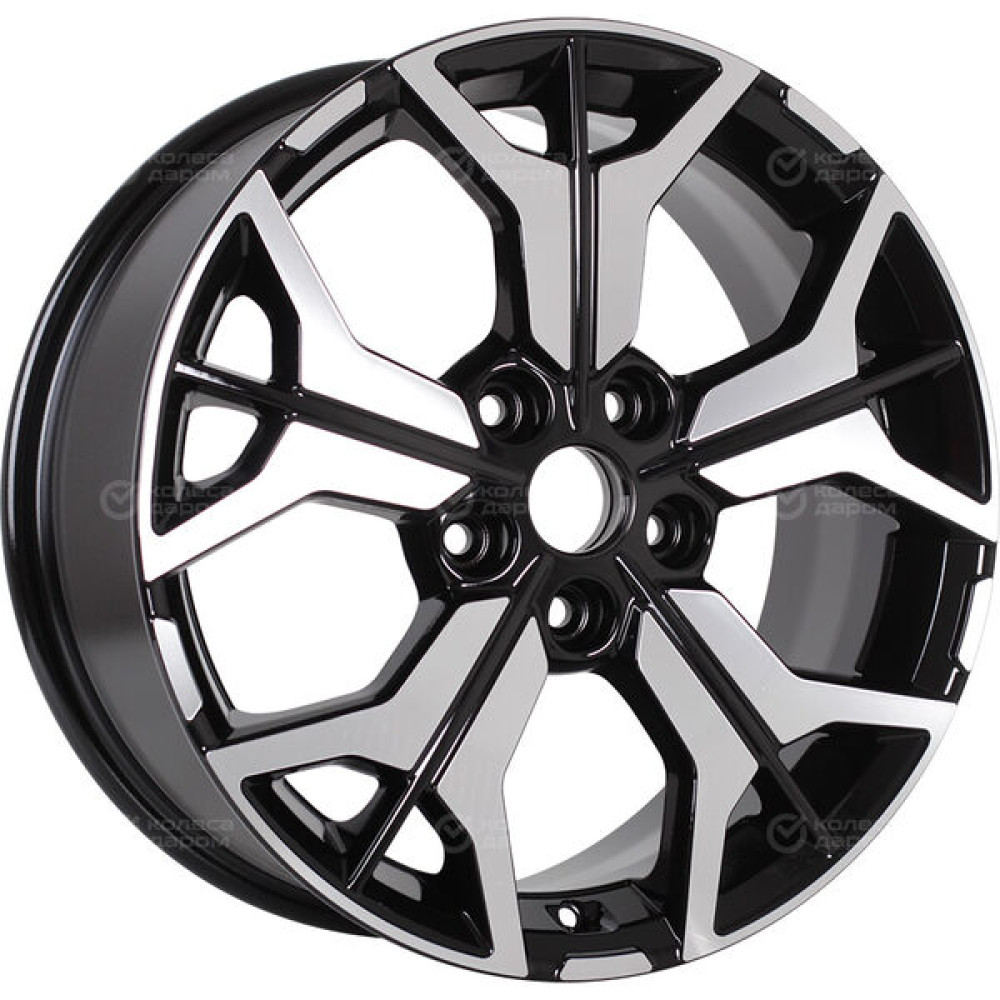 Колесный диск Replay CHG8 7xR17 5x110 ET45 DIA67.1 черный полностью полированный