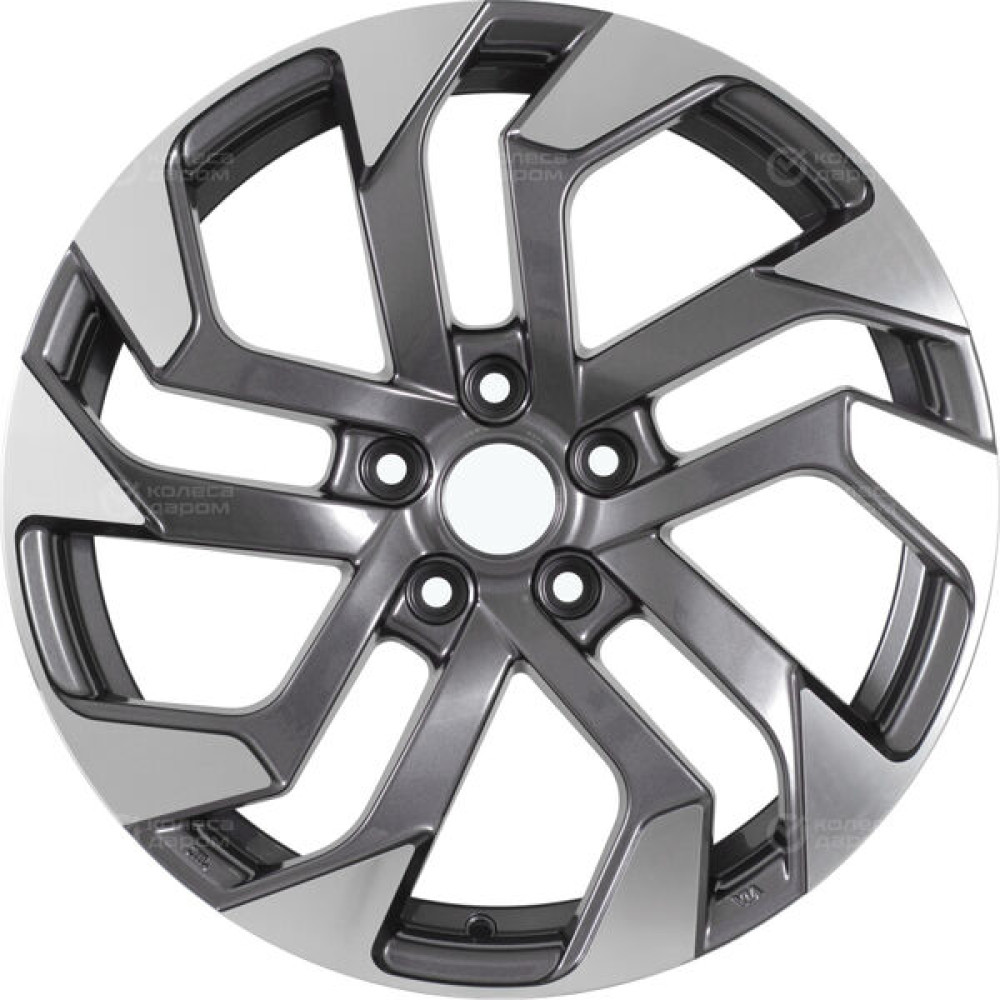 Колесный диск Replay LX119 7.5xR18 5x114.3 ET35 DIA60.1 насыщенный темно-серый полностью полированный