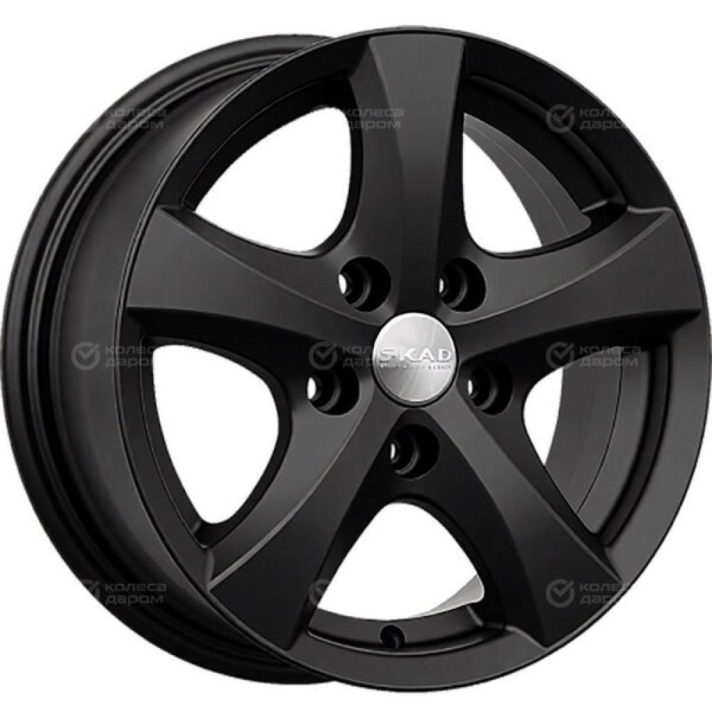 Колесный диск СКАД Уран-2 5.5xR14 4x98 ET35 DIA58.6 черный матовый