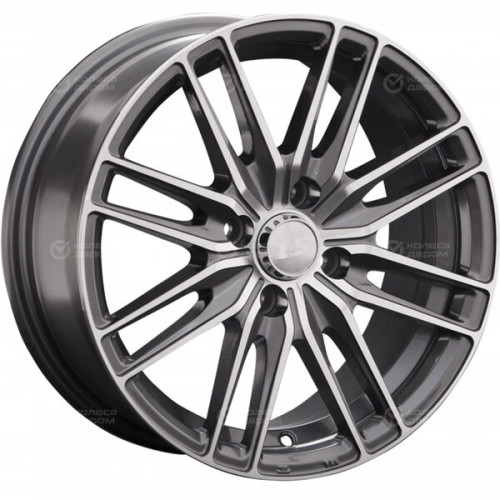 Колесный диск LS LS 760 6.5xR15 4x100 ET40 DIA73.1 насыщенный темно-серый полностью полированный