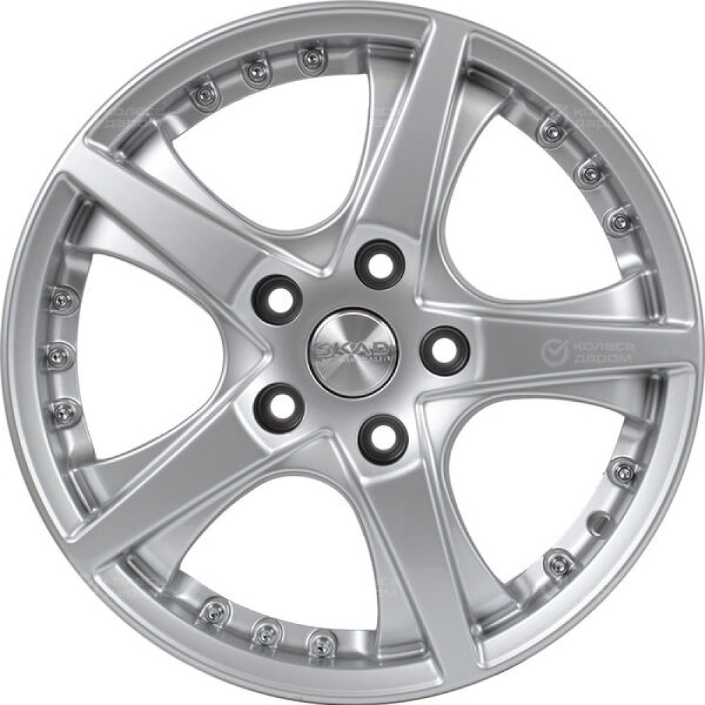 Колесный диск СКАД Diamond 6.5xR16 5x114.3 ET45 DIA67.1 серебристый
