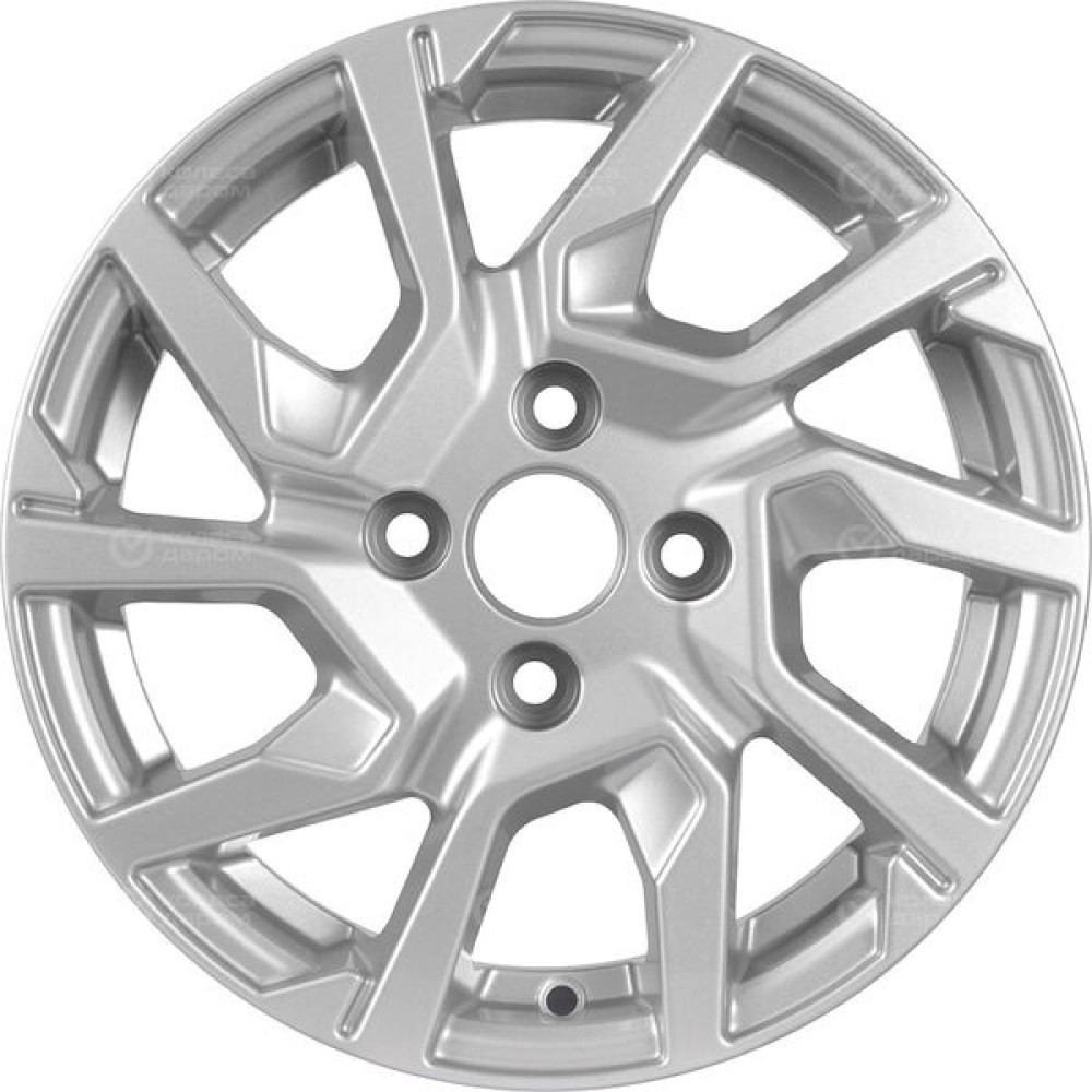 Колесный диск KDW KD1420 5.5xR14 4x100 ET40 DIA56.6 серебристый