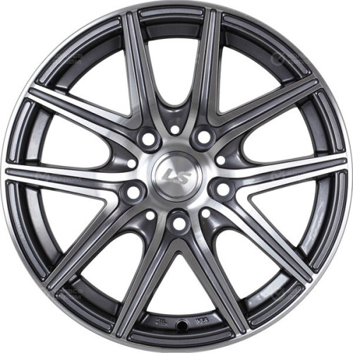 Колесный диск LS LS 188 6.5xR15 5x105 ET39 DIA56.6 насыщенный темно-серый полностью полированный