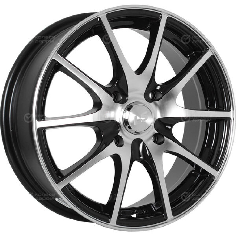 Колесный диск LS LS 536 6.5xR16 5x114.3 ET45 DIA73.1 черный полностью полированный