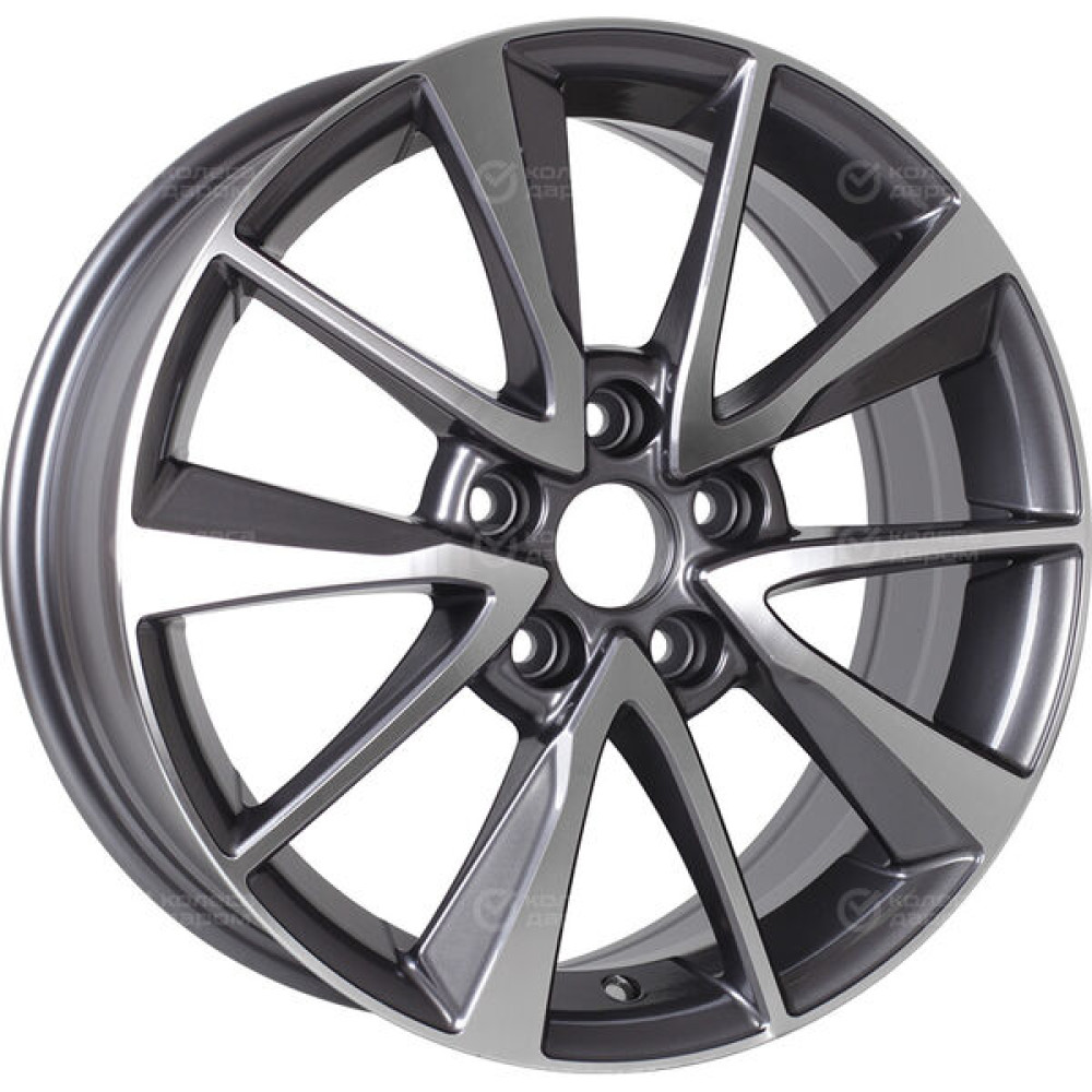 Колесный диск Replay LX136 8xR18 5x114.3 ET30 DIA60.1 насыщенный темно-серый полностью полированный