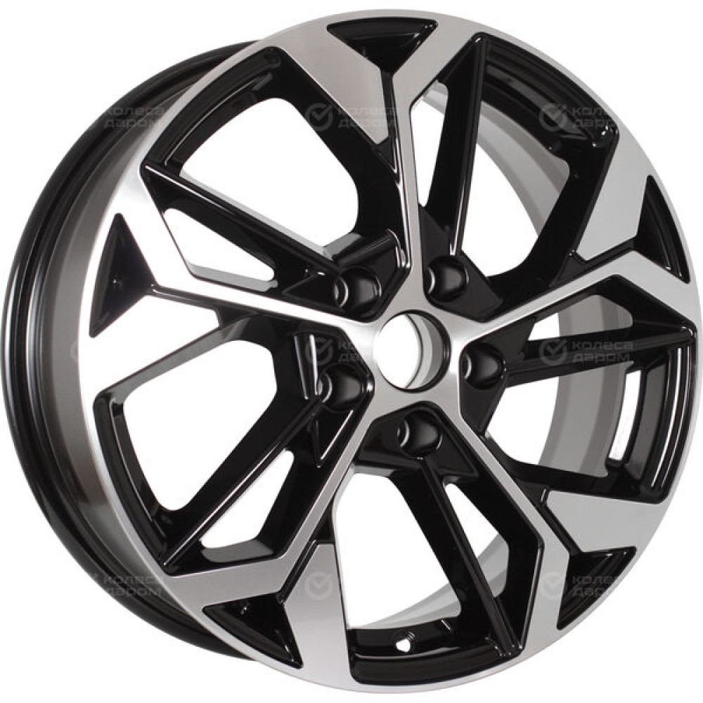 Колесный диск iFree Original КС1062 (17_Tiggo 4 Pro) 6.5xR17 5x108 ET33 DIA60.1 черный глянцевый с полированными элементами лицевой поверхности