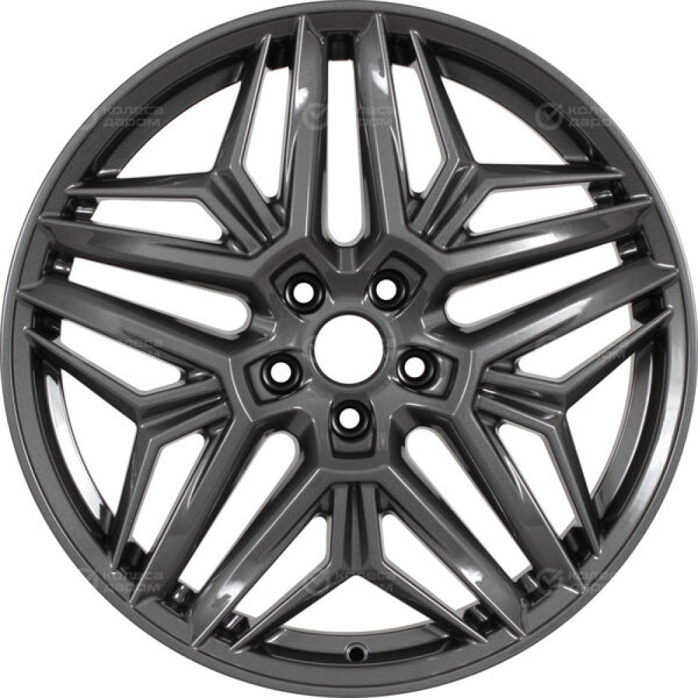 Колесный диск КиК Колумб 7xR19 5x112 ET34 DIA66.6 насыщенный темно-серый полностью полированный