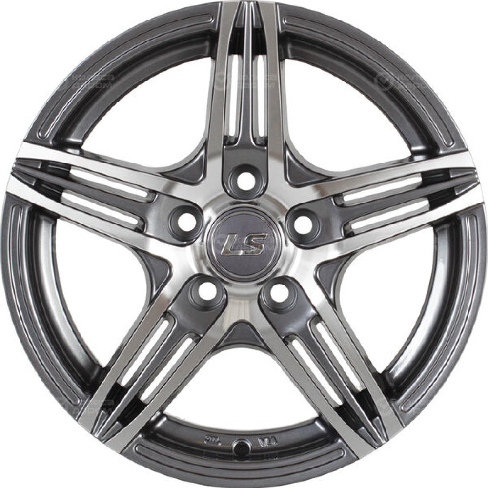 Колесный диск LS LS 189 6.5xR15 4x100 ET40 DIA73.1 насыщенный темно-серый полностью полированный