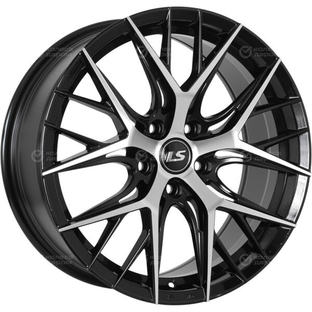 Колесный диск LS FlowForming LS RC57 8.5xR20 5x114.3 ET45 DIA67.1 черный полностью полированный