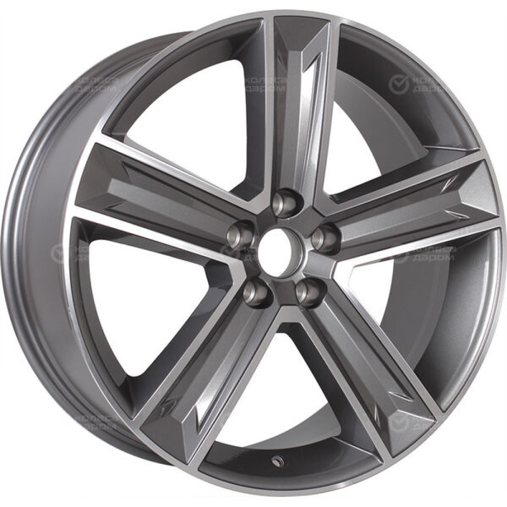 Колесный диск Replay VV299 9xR20 5x112 ET33 DIA66.6 глянцевый темно-серый с полированной лицевой частью