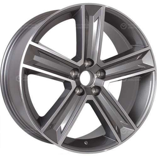 Колесный диск Replay VV299 9xR20 5x112 ET33 DIA66.6 глянцевый темно-серый с полированной лицевой частью