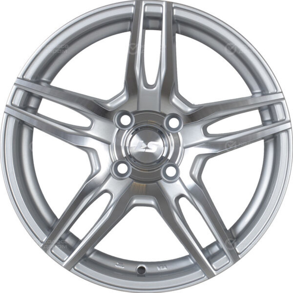 Колесный диск LS LS 569 6.5xR15 4x114.3 ET40 DIA73.1 серебристый полированный