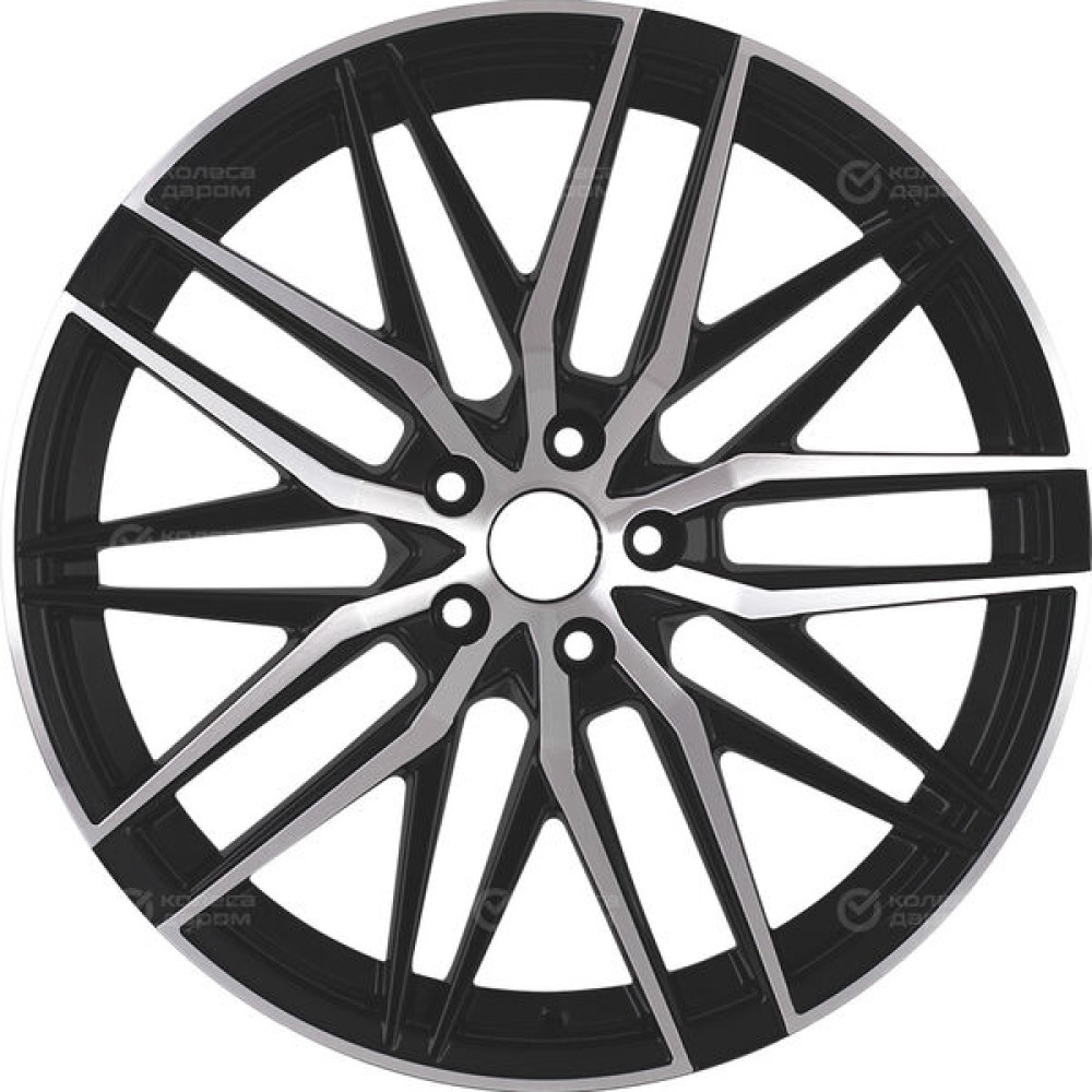 Колесный диск Replay B308 8.5xR20 5x112 ET27 DIA66.6 черный матовый полностью полированный