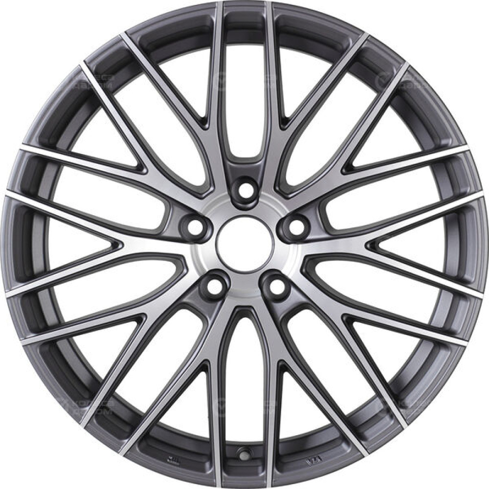 Колесный диск Replay A122 8xR18 5x112 ET39 DIA66.6 темно-серый матовый ,частично полированный