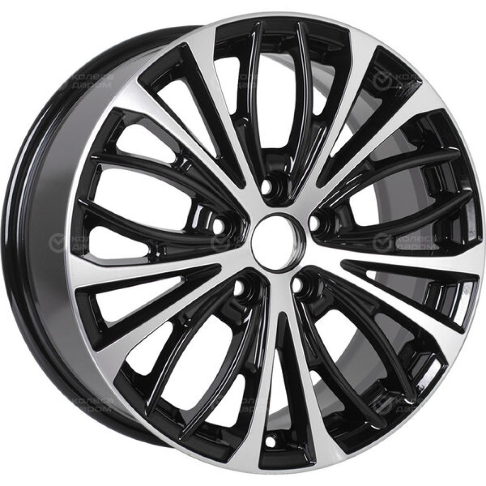 Колесный диск iFree Original КС873 (ZV 17_Hyundai i40) 7.5xR17 5x114.3 ET46 DIA67.1 черный глянцевый с полированными элементами лицевой поверхности