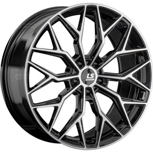 Колесный диск LS FlowForming LS RC88 8.5xR20 5x114.3 ET30 DIA60.1 черный полностью полированный