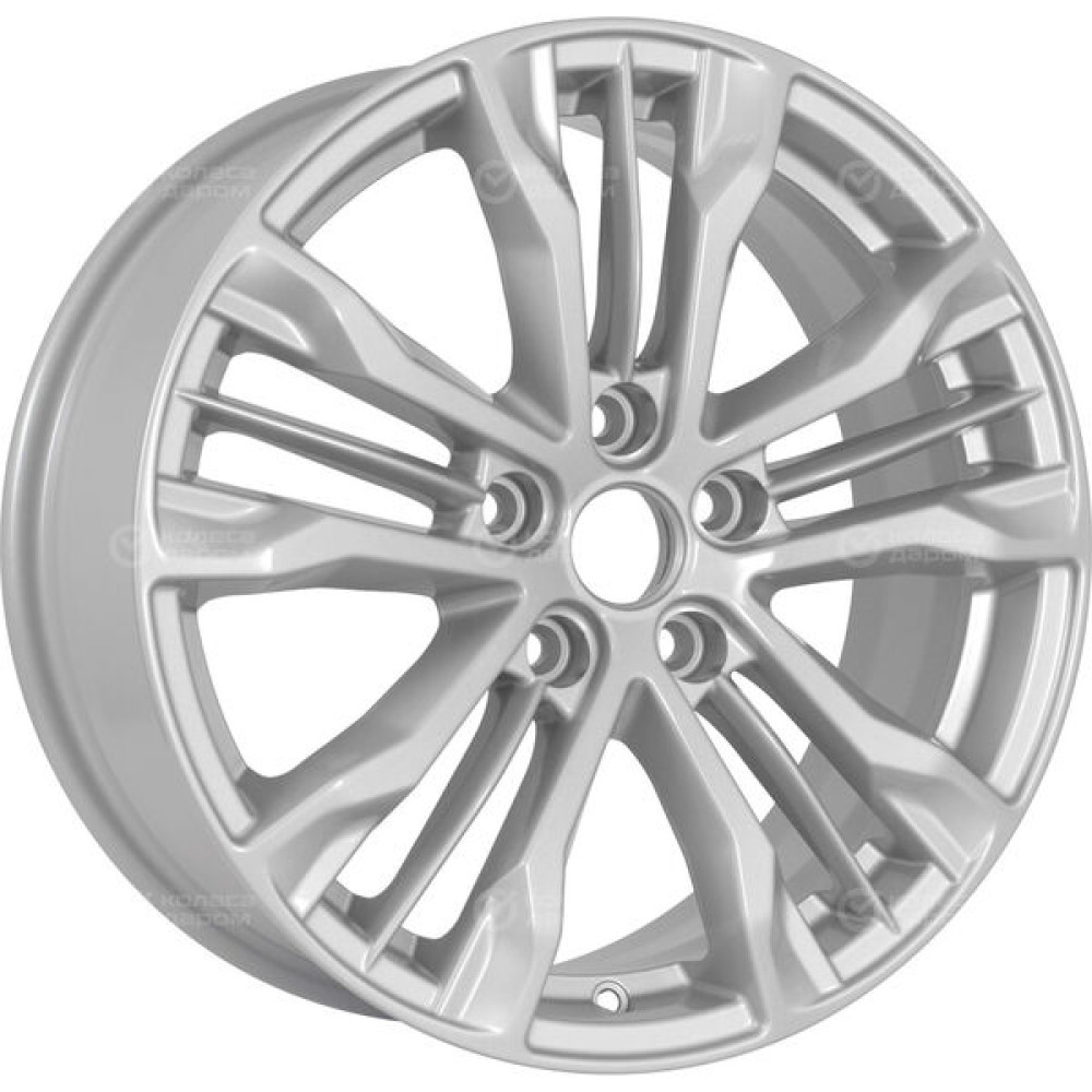 Колесный диск WUP Up106 7xR17 5x114.3 ET37 DIA66.6 глянцевый серебристый