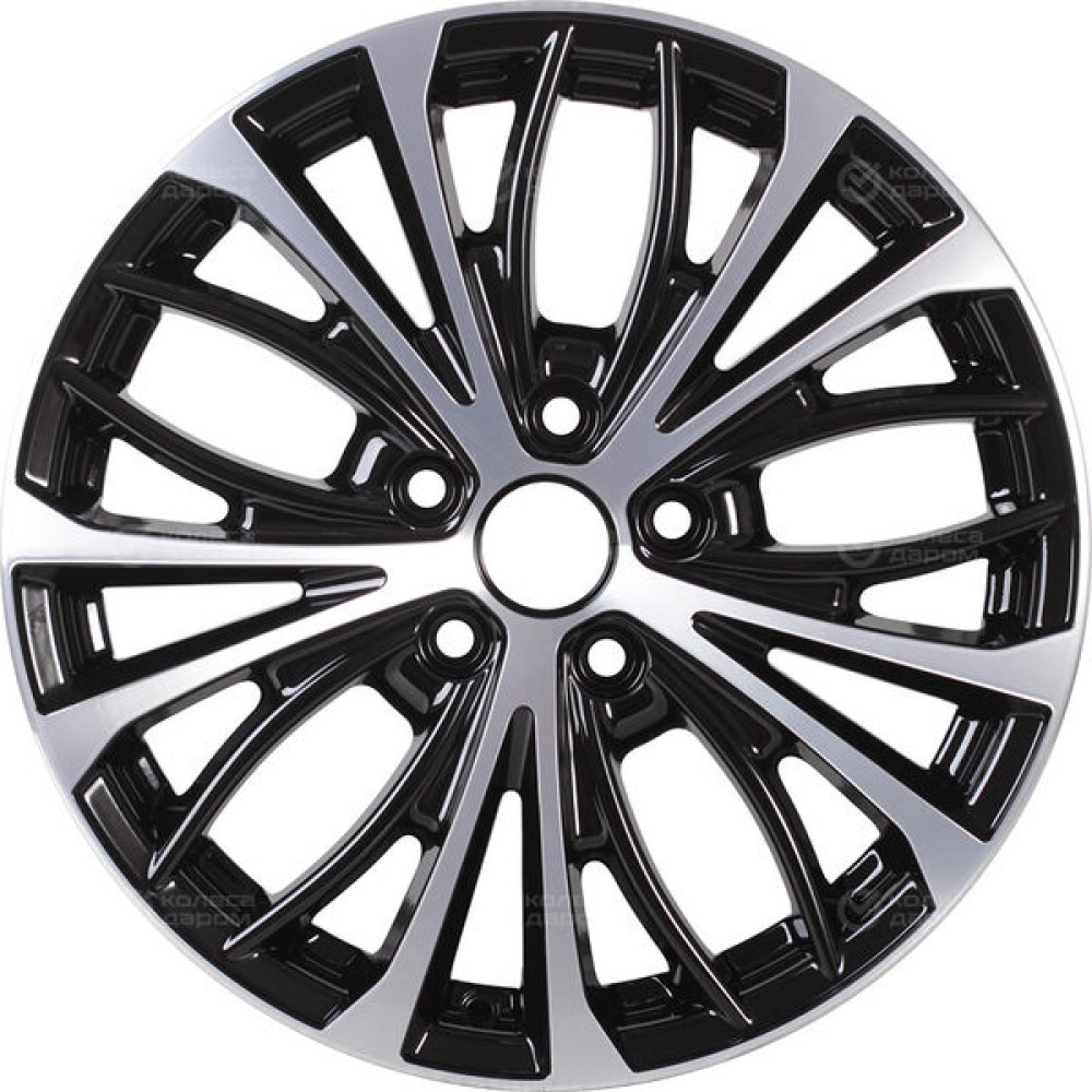Колесный диск iFree Original КС873 (ZV 17_Mazda 6) 7.5xR17 5x114.3 ET50 DIA67.1 черный глянцевый с полированными элементами лицевой поверхности
