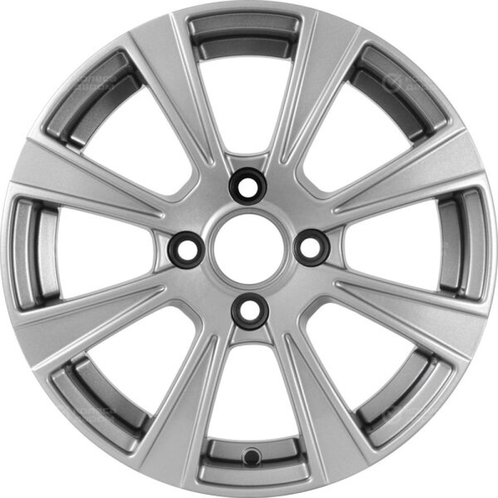 Колесный диск Carwel Йота 113 5.5xR14 4x100 ET43 DIA60.1 серебристый металлик