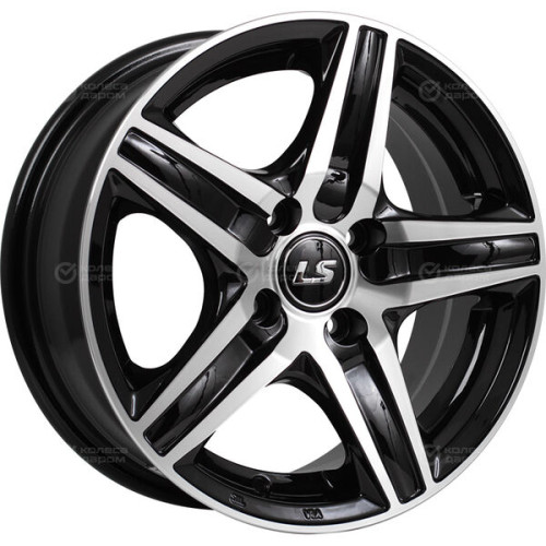 Колесный диск LS LS 321 6.5xR15 4x108 ET27 DIA65.1 черный полностью полированный