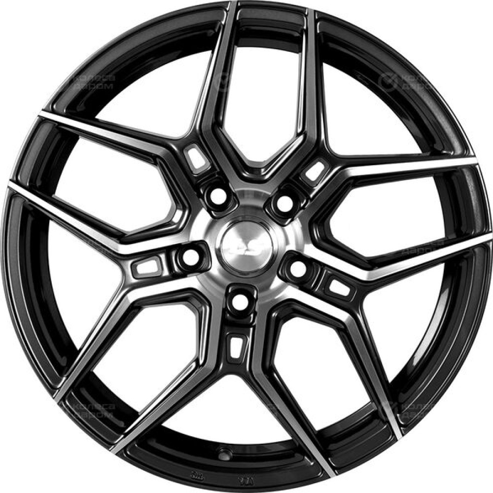 Колесный диск LS LS 1266 8.5xR20 5x114.3 ET40 DIA60.1 черный полностью полированный