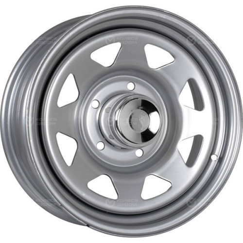 Колесный диск Ikon Wheels MG82HS 8xR15 5x139.7 ET-19 DIA110.5 насыщенный серебристый