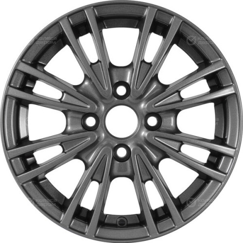 Колесный диск СКАД Пантера 5.5xR14 4x98 ET39 DIA58.6 темно-серый цвет с перламутровыми оттенками