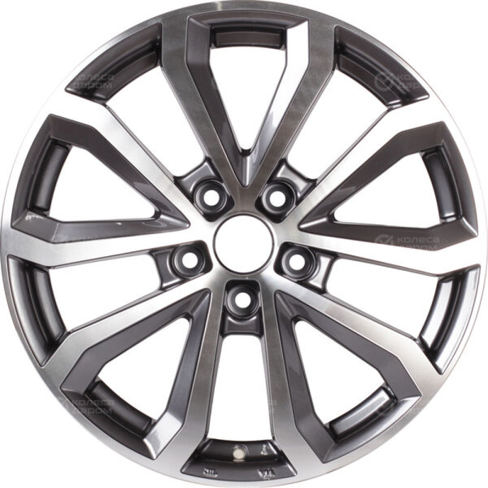 Колесный диск Replay SK77 7xR17 5x112 ET40 DIA57.1 насыщенный темно-серый полностью полированный