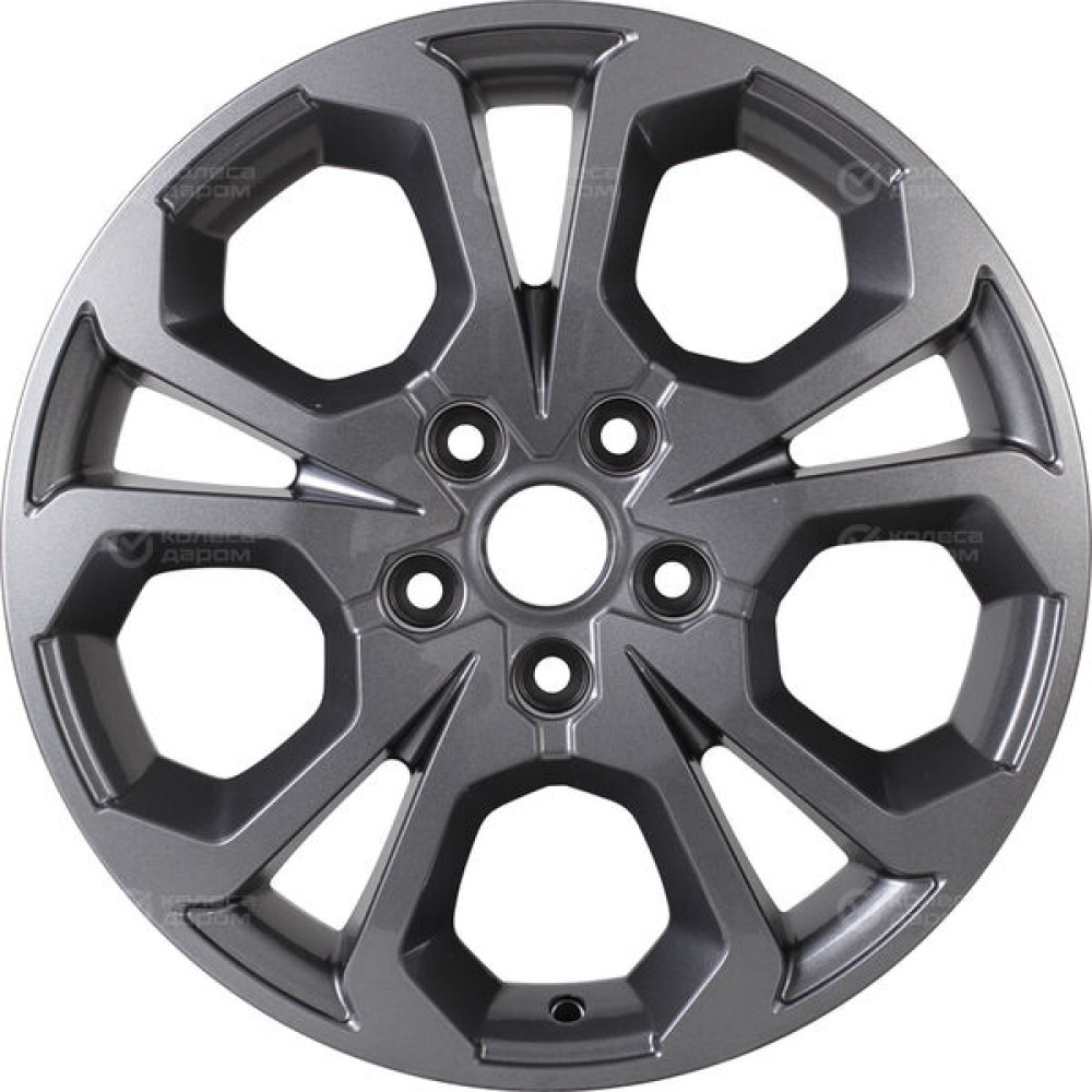 Колесный диск KHOMEN KHW1711 (17_Haval f7/f7x) 6.5xR17 5x114.3 ET40 DIA64.1 насыщенный темно-серый