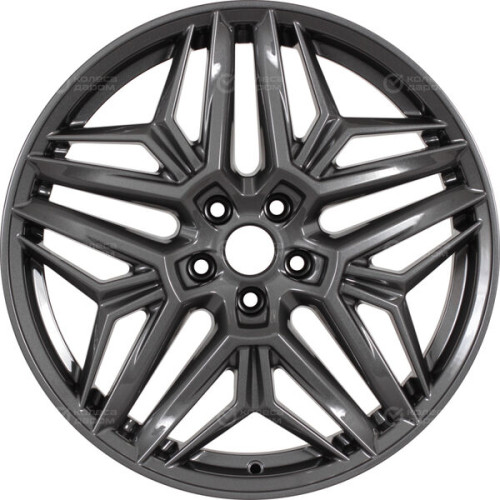 Колесный диск КиК Колумб 7xR19 5x108 ET36 DIA65.1 насыщенный темно-серый полностью полированный