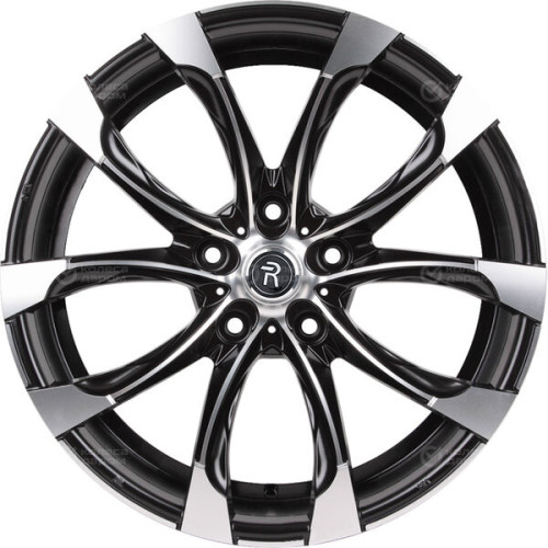 Колесный диск Replay LR54 9.5xR22 5x120 ET49 DIA72.6 черный полностью полированный