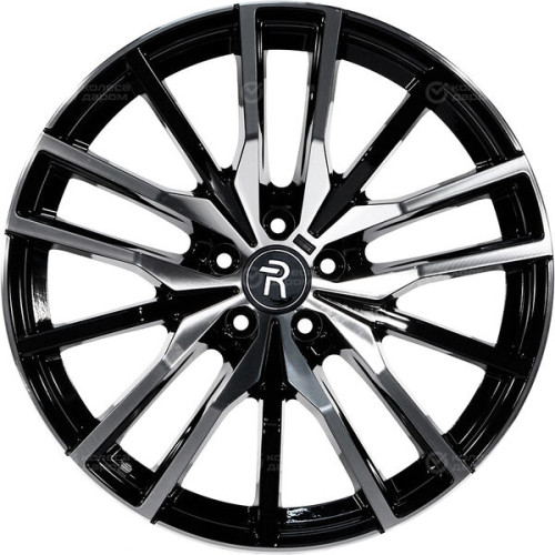 Колесный диск Replay B253 10.5xR22 5x112 ET43 DIA66.6 черный глянцевый с полированной лицевой частью
