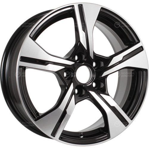 Колесный диск iFree Original КС1053 (16_Qashqai) 6.5xR16 5x114.3 ET40 DIA66.1 черный глянцевый с полированными элементами лицевой поверхности