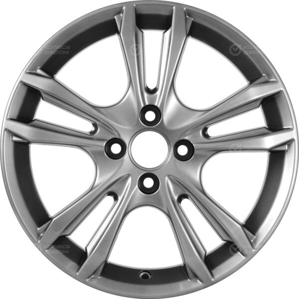 Колесный диск КиК Samara 6xR16 5x100 ET40 DIA67.1 темно-серебристый