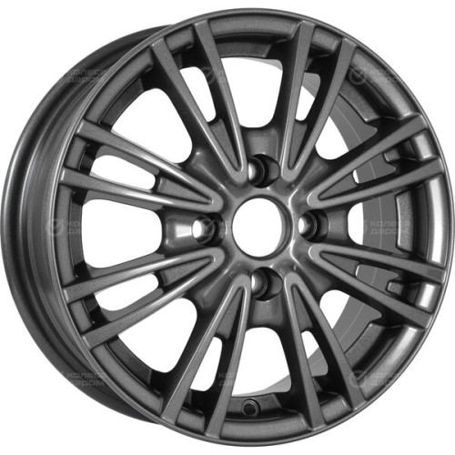 Колесный диск СКАД Пантера 5.5xR14 4x100 ET39 DIA67.1 темно-серый цвет с перламутровыми оттенками