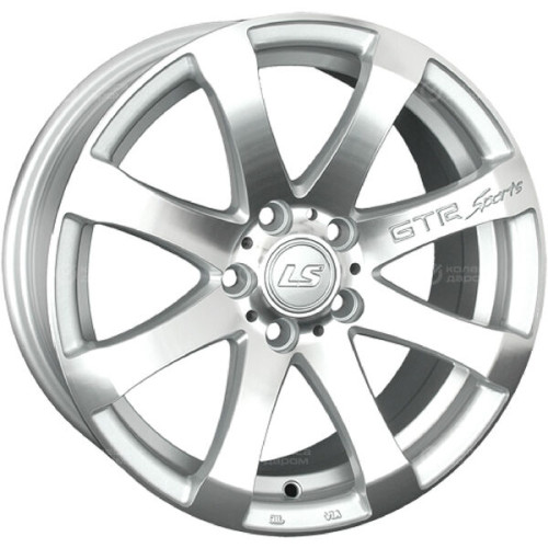Колесный диск LS LS 538 6.5xR15 5x100 ET38 DIA73.1 серебристый полированный