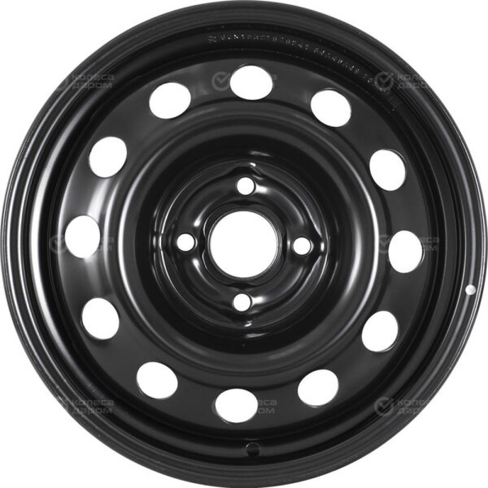 Колесный диск Евразиа ТАПО 64A49A Евразиа ТАПО 6xR15 4x100 ET49 DIA56.5 (уценка) черный