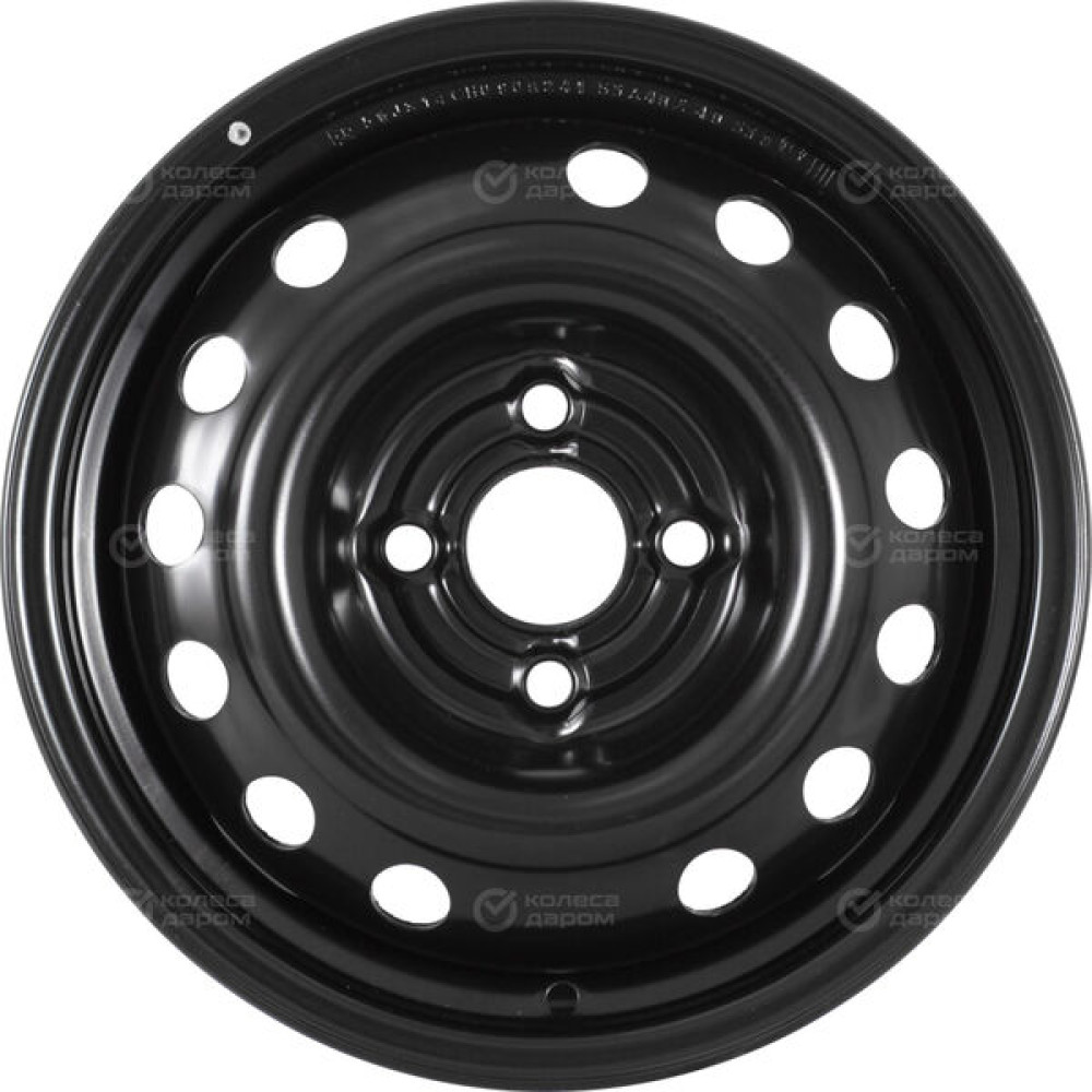 Колесный диск Евразиа ТАПО 53A49Z Евразиа ТАПО 5.5xR14 4x100 ET49 DIA56.6 черный