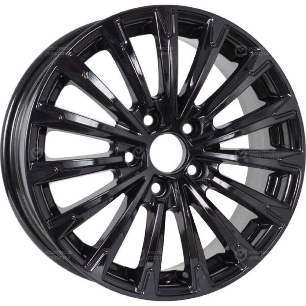 Колесный диск KDW KD1610 6.5xR16 5x114.3 ET50 DIA67.1 черный глянцевый
