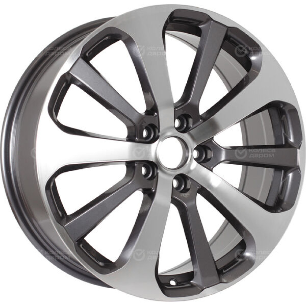 Колесный диск Replay KI251 7.5xR19 5x114.3 ET49.5 DIA67.1 насыщенный темно-серый полностью полированный