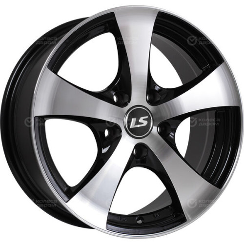 Колесный диск LS LS 324 7xR16 5x114.3 ET40 DIA73.1 черный полностью полированный