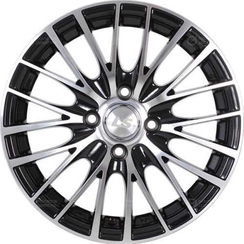 Колесный диск LS LS 768 7.5xR17 4x100 ET38 DIA73.1 черный полностью полированный
