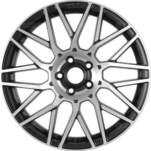 Колесный диск X-trike X133 7.5xR18 5x108 ET33 DIA60.1 черный матовый с полированной лицевой частью