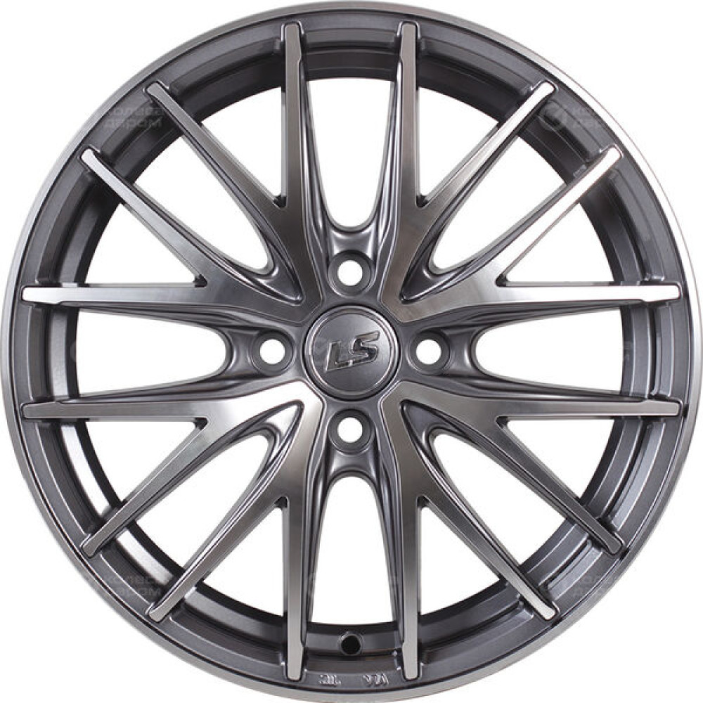 Колесный диск LS LS 918 6xR16 4x100 ET41 DIA60.1 насыщенный темно-серый полностью полированный