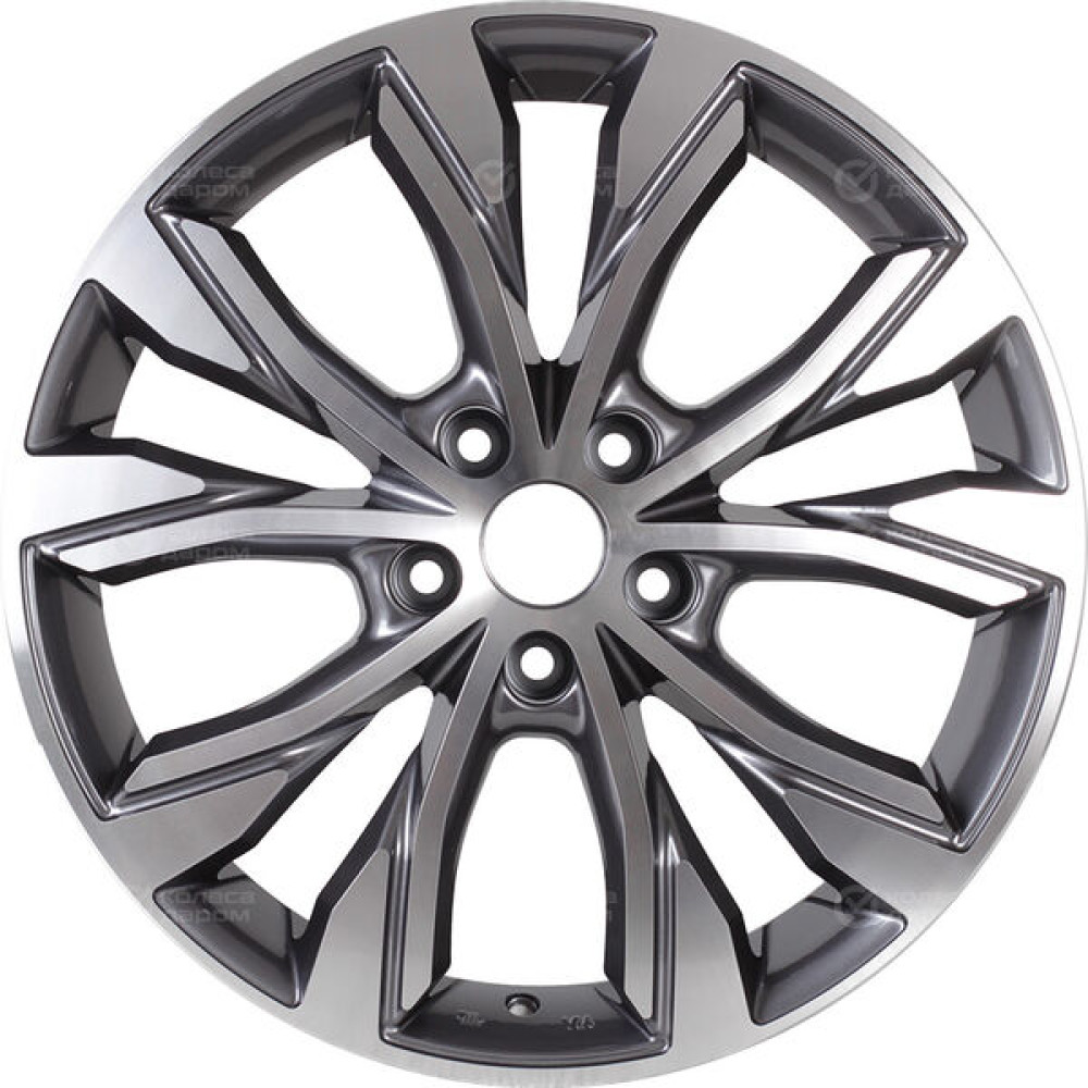 Колесный диск Replay MR189 7xR18 5x112 ET46 DIA66.6 насыщенный темно-серый полностью полированный