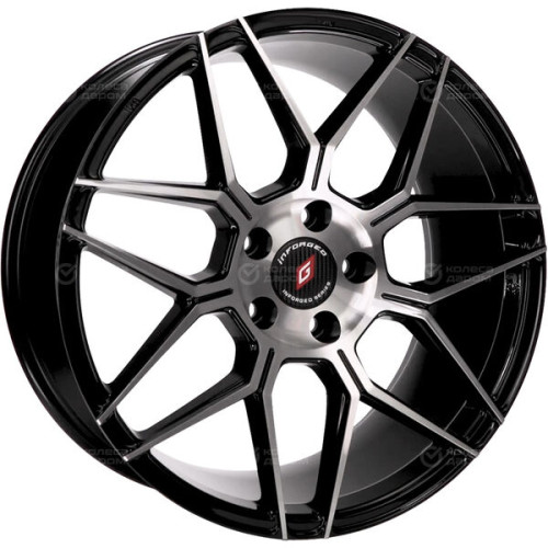 Колесный диск INFORGED IFG38 7.5xR17 4x100 ET40 DIA60.1 чёрный глянцевый полностью полированный