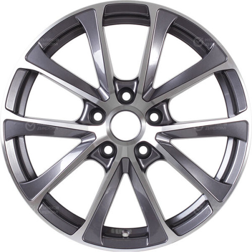 Колесный диск Replay SB45 7xR17 5x114.3 ET48 DIA56.1 насыщенный темно-серый полностью полированный