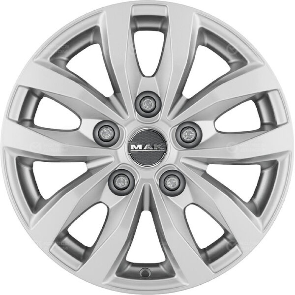 Колесный диск MAK Load 5 7xR17 5x112 ET51 DIA66.6 серебристый