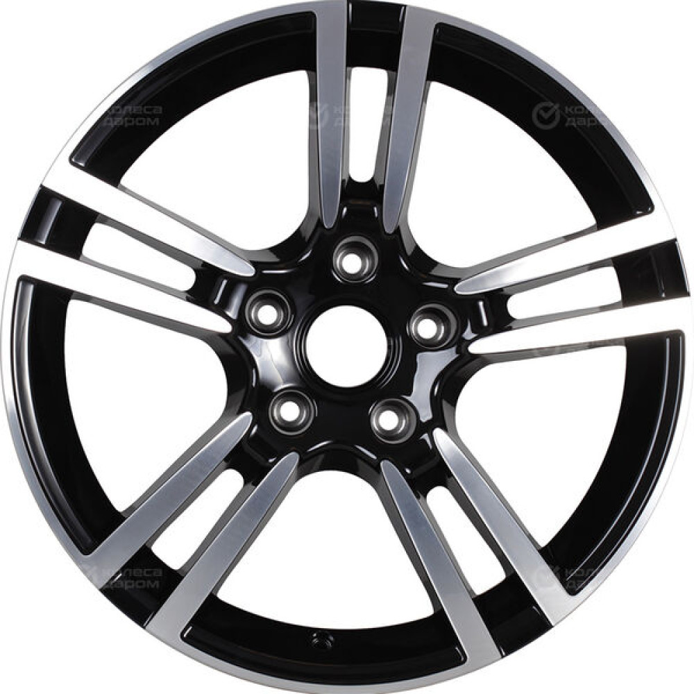 Колесный диск Replay PR8 8xR18 5x130 ET53 DIA71.6 черный полностью полированный