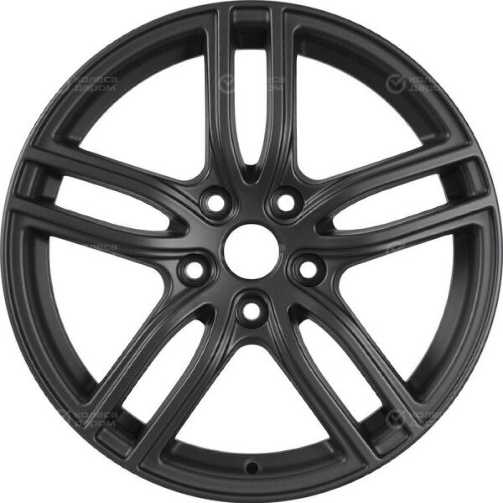 Колесный диск СКАД БРАЙТОН 7xR17 5x114.3 ET51 DIA67.1 черный полностью матовый